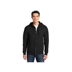 The Ultimate Comfort: Plain Classic Zipper Hoodie Unisex  (Black)