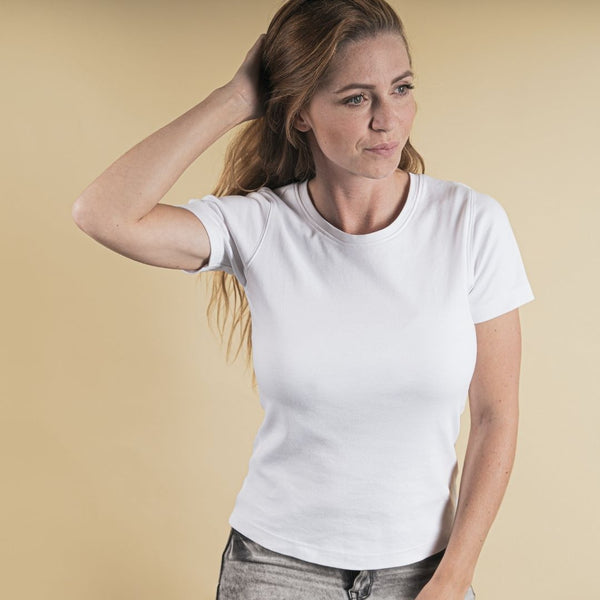 Plain | Half Sleeves T-Shirt | Women