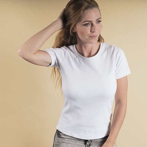 Plain | Half Sleeves T-Shirt | Women