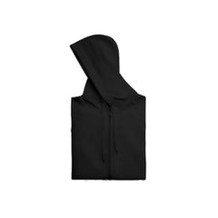 The Ultimate Comfort: Plain Classic Zipper Hoodie Unisex  (Black)