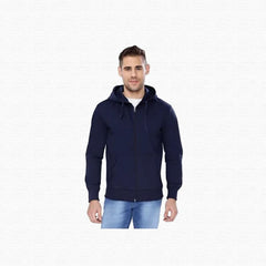 Essential Comfort: Plain Classic Hoodie, Unisex Navy Blue