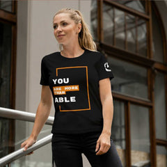 You Are More Than Able" Motivational T-Shirt
