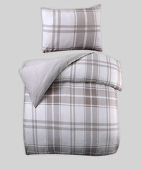 Large Checks Single Duvet Cover