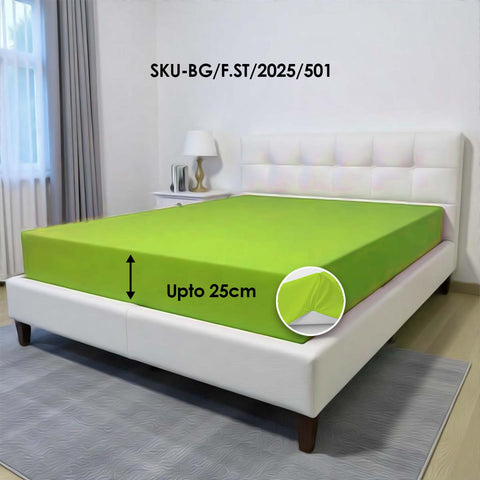 Fitted Bedsheets Green