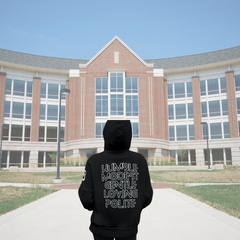 Empowerment Essential: Super Classic Black Hoodie Women
