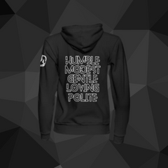 Empowerment Essential: Super Classic Black Hoodie Women
