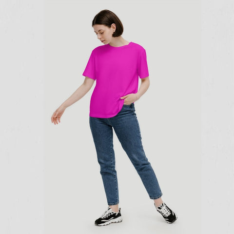 Plain | Half Sleeves T-Shirt | Women