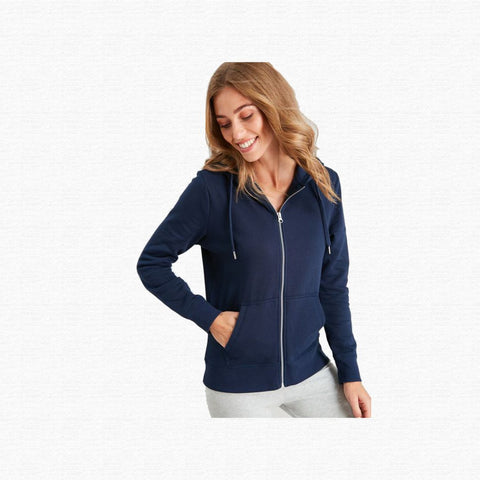 Essential Comfort: Plain Classic Hoodie, Unisex Navy Blue
