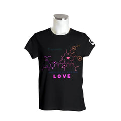 Empowerment in Every Wear: Oxytocin Love T-Shirt Women Black