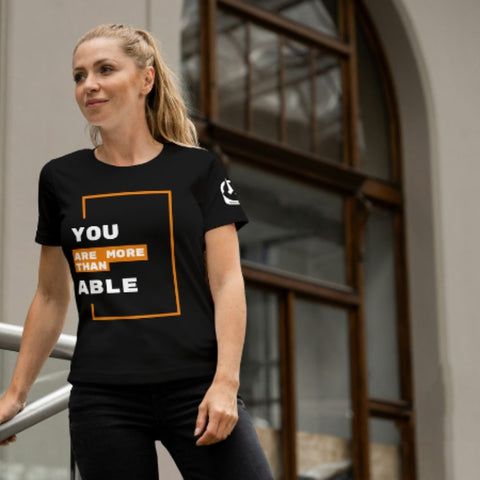 Empowered Beyond Measure: You are Able Black Premium T-Shirt Women&nbsp;