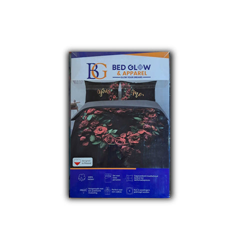 Duvet Cover and Pillow cover Rose Heart