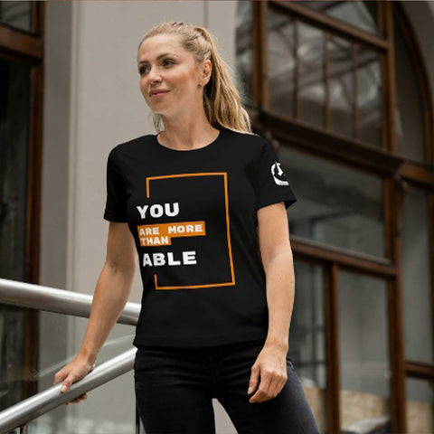 You Are More Than Able" Motivational T-Shirt